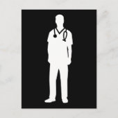 Male nurse briefkaart (Voorkant)