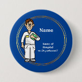 Male Nurse Customize Button (Voorkant)