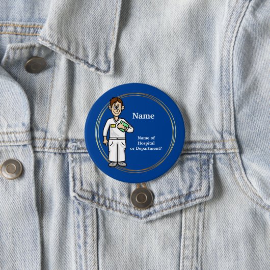 Male Nurse Customize Button (In situ)