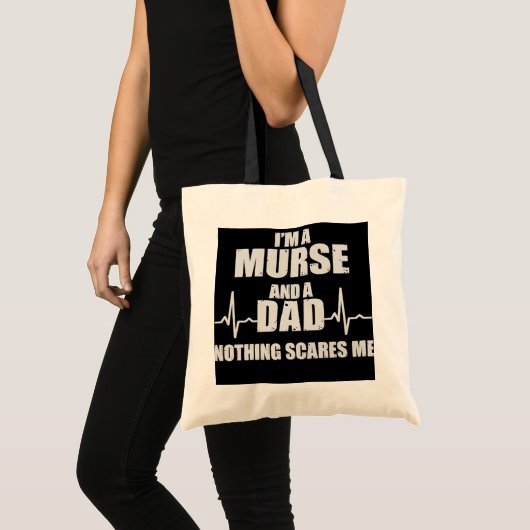 Male Nurse Dad Tote Bag (Voorkant (product))