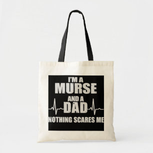 Male Nurse Dad Tote Bag
