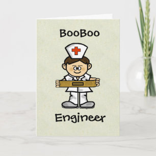 Male Nurse Wenskaart aanpassen! Kaart