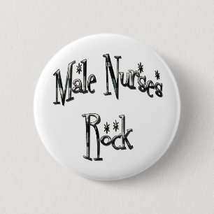 Male Nurses Rock Ronde Button 5,7 Cm