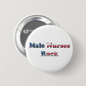 Male Nurses Rock Ronde Button 5,7 Cm (Voorkant /achterkant)