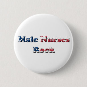 Male Nurses Rock Ronde Button 5,7 Cm