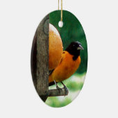 Male Oriole Keramisch Ornament (Rechts)