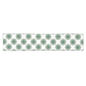 Male Peacock Colorful Mandala Korte Tafelloper (Horizontaal)