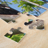 Male Pileated Woodpecker Legpuzzel (Zijkant)