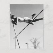 Male Pole Vaulter Briefkaart (Voorkant)