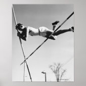 Male Pole Vaulter Poster (Voorkant)