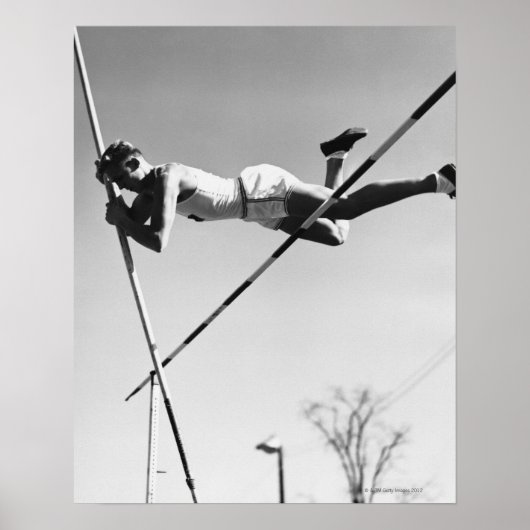 Male Pole Vaulter Poster (Voorkant)