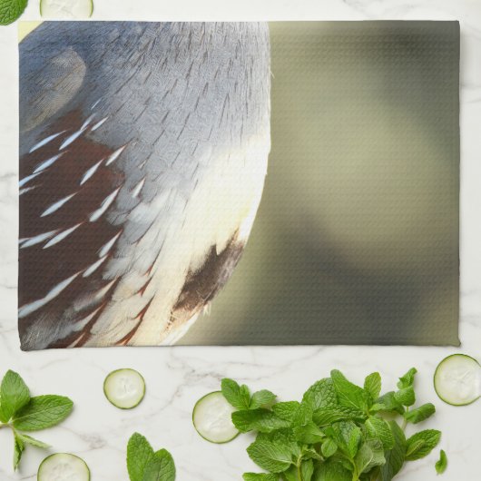 Male Quail Theedoek (Gevouwen)