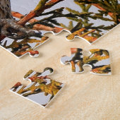 Male Red-Shafted Northern Flicker in een boom Legpuzzel (Zijkant)