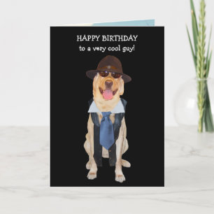 Male Relative Funny Dogs Birthday Card Kaart