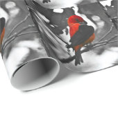 Male Scarlet Tanager Cadeaupapier (Rol Hoek)