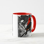 Male Scarlet Tanager Mok (Voorkant rechts)