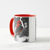 Male Scarlet Tanager Mok (Voorkant links)