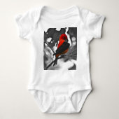 Male Scarlet Tanager Romper (Voorkant)