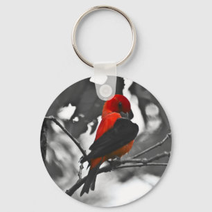 Male Scarlet Tanager Sleutelhanger