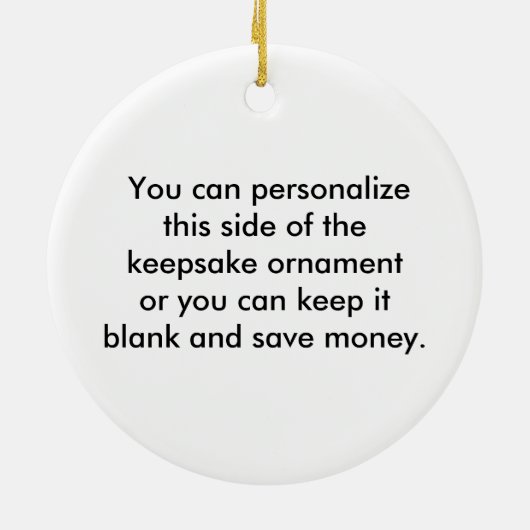 Male Soccer Star Keepomwille Ornament (Achterkant)