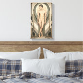 Male Study Art Deco Canvas Afdruk (Insitu (Slaapkamer))