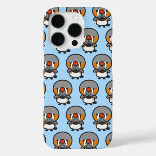 male Sunda zebra finch Case-Mate iPhone Case (Achterkant)