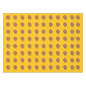 Male Thanksgiving Turkeys Fanned Tail Gold Tafelkleed (Voorkant (Horizontaal))