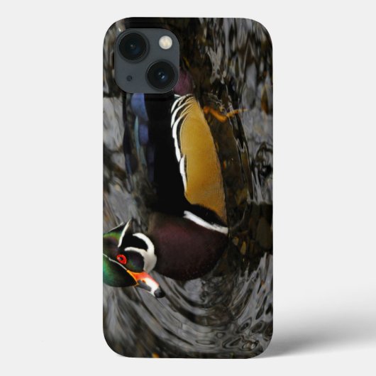 Male Wood Duck At Crystal Springs Rhododendron Case-Mate iPhone Case (Achterkant)