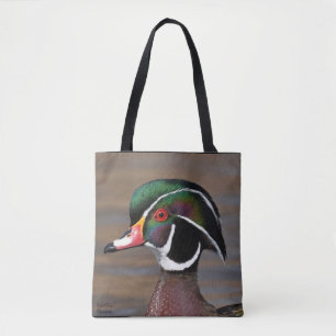 Male Wood Duck dicht Tote Bag