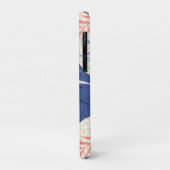 Maleah Monstera Tropical Hawaiian Waterverf - Blau Case-Mate iPhone Case (Achterkant/links)