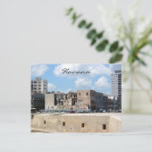 malecon habana uitzicht briefkaart (Staand voorkant)