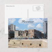 malecon habana uitzicht briefkaart (Voorkant / Achterkant)