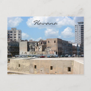 malecon habana uitzicht briefkaart