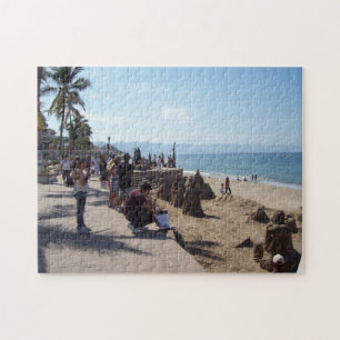 Malecon, Puerto Vallarta Jig Saw Puzzle Legpuzzel