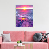 Malecon Sunset 0911 Art Canvas Afdruk (Insitu (Woonkamer))