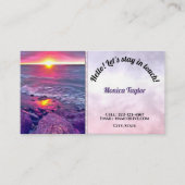 Malecon Sunset 0911 Belkaart Contactkaartje (Voorkant)