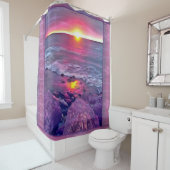 Malecon Sunset 0911 Douchegordijn (In situ)