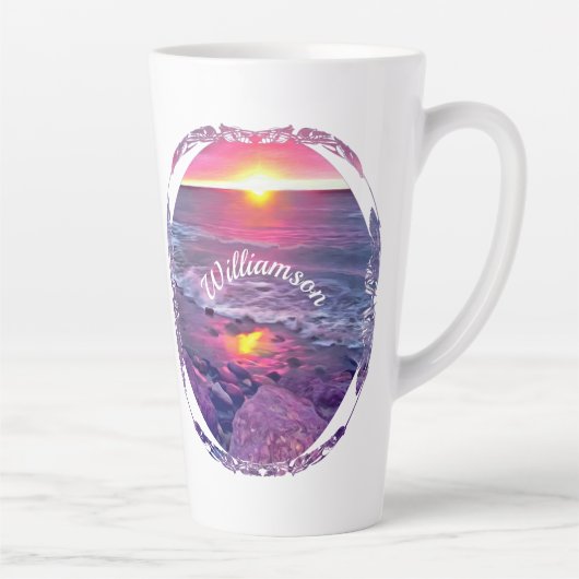 Malecon Sunset 0911 Latte Mok (Rechts)