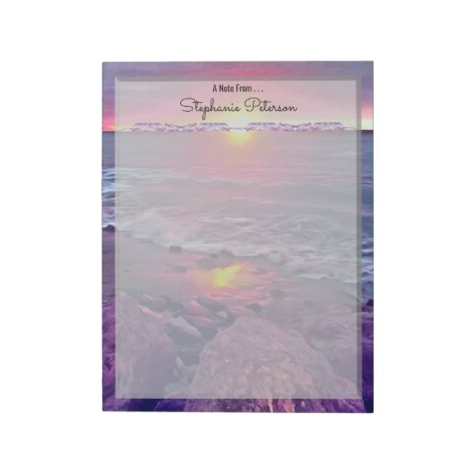 Malecon Sunset 0911 Notitieblok (Linkerzijde)