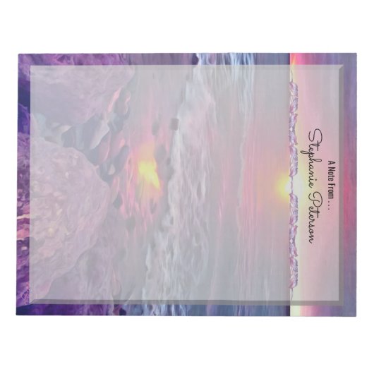 Malecon Sunset 0911 Notitieblok (Voorkant)