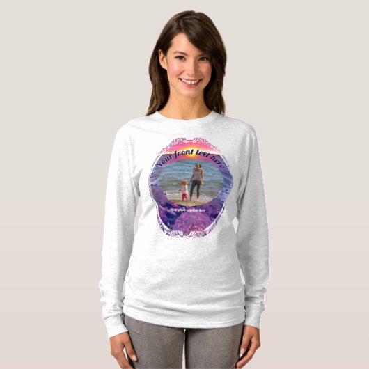 Malecon Sunset 0911 T-shirt (Voorkant volledig)