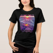 Malecon Sunset 0911 Tri-Blend Shirt (Voorkant)