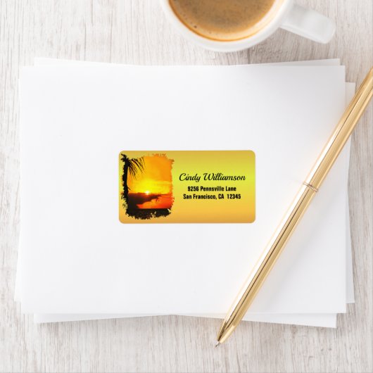 Malecon Sunset 2441 Adres Etiket (Insitu)