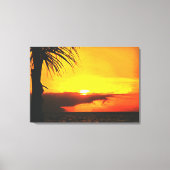 Malecon Sunset 2441 Art Canvas Afdruk (Voorkant)