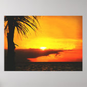 Malecon Sunset 2441 Art Print (Voorkant)