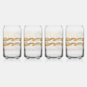 Malecon Sunset 2441 Blikvorm Glas (Achterkant)