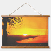 Malecon Sunset 2441 Hangend Wandkleed (Voorkant)