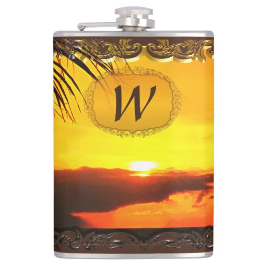 Malecon Sunset 2441 Heupfles (Voorkant)