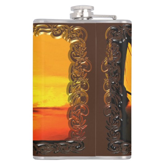 Malecon Sunset 2441 Heupfles (Achterkant)