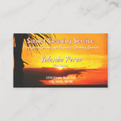 Malecon Sunset 2441 QR Code Visitekaartje (Voorkant)